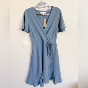 Monteau Los Angeles Steel Blue summer dress